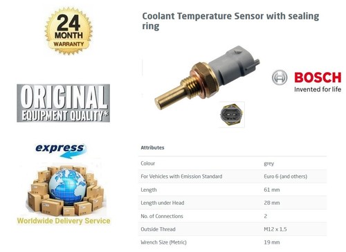 Bosch coolant temperature - coolant,